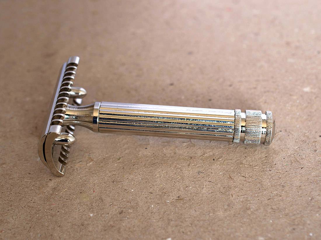 Fatip Classic Original Grande Open Comb Nickel Safety Razor